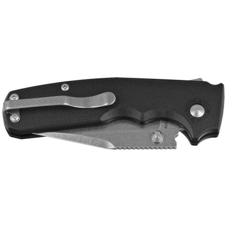 Nóż składany Demko Shark Cub Clip Point Black GRN, Stonewashed AUS10A by Andrew Demko (SC-10A-GRNBLK-CP)