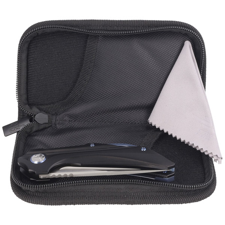 Bestech Vigil Black Titanium, Satin M390 by Kombou Knife (BT2201C)