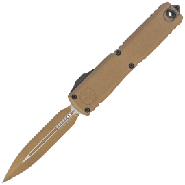 Microtech Ultratech Gen III ZBP D/E OTF Knife Cerakote Burnt Bronze Aluminum, Cerakote Burnt Bronze M390MK by Tony Marfione (1122-1UB-C19Z4)