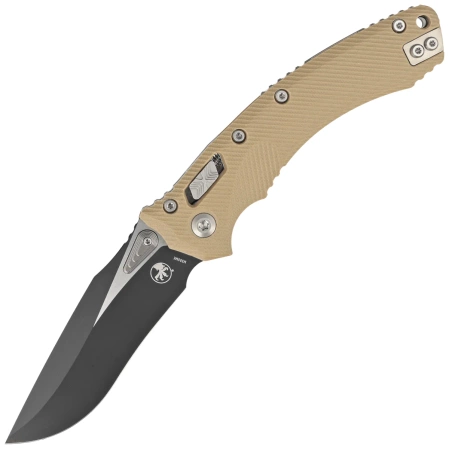 Nóż składany Microtech Amphibian Ram-Lok S/E Tan Fluted G10, Black M390MK by Tony Marfione (137RL-1FLGTTA)