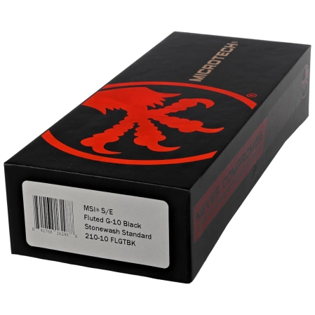 Nóż składany Microtech MSI S/E Ram-Lok Black Fluted G10, Stonewashed M390MK by Tony Marfione (210-10FLGTBK)