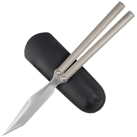 Fox PHI Knife Sandblasted Titanium, Satin M390 by Vincenzo Fiore (FX-570 TI)