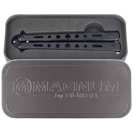Nóż składany motylek Böker Magnum Balisong All Black (06EX402)