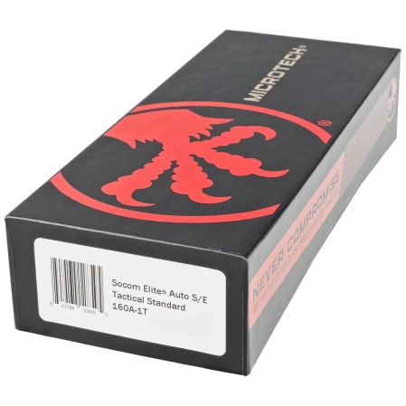Nóż automatyczny Microtech Socom Elite Auto S/E Black Aluminium, Tactical M390 by Tony Marfione (160A-1T)