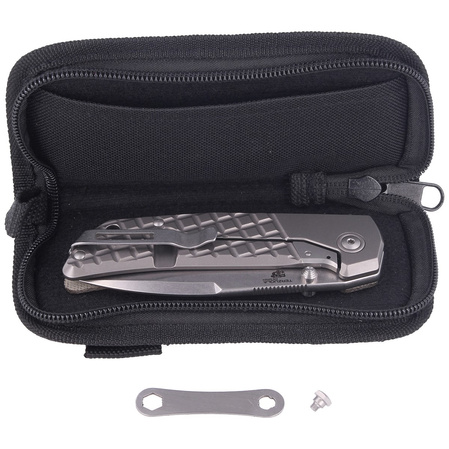 Nóż składany MKM Maximo Black Micarta, Stone Washed by Bob Terzuola (MKMM-BCT)