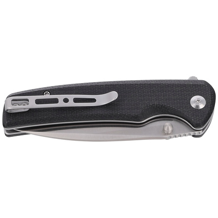 Nóż składany Sencut Sachse Black Micarta, Satin 9Cr18MoV (S21007-1)
