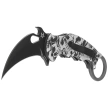 Fox The End Karambit Knife Black Aluminum, Black N690Co (FX-599 ALB-3)