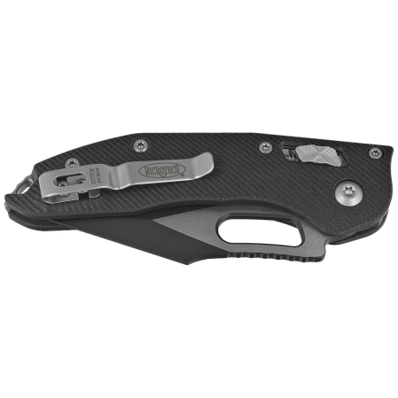 Microtech Stitch S/E Knife Fluted Black G10, Black / Satin M390MK by Sebastijan Berenji and Tony Marfione (169RL-1FLGTBK)