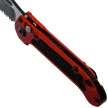 Microtech LUDT Gen III T/E Automatic Knife Red Aluminum, Black F/S M390MK by Tony Marfione (1136-3RD)