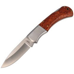 Nóż składany Herbertz Solingen Root Wood / Stainless, Satin Finish (44198 - 241710)