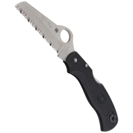 Spyderco Rescue 79mm FRN Black Rescue Knife (C45SBK)