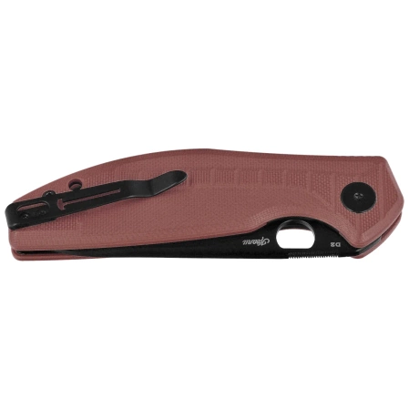 Nóż składany Bestechman Angry Owl Brown G10, Black PVD D2 by Keanu Alfaro (BMK12D-2)