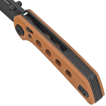 Reate PL-XT Tan G10, Black PVD Nitro-V Knife