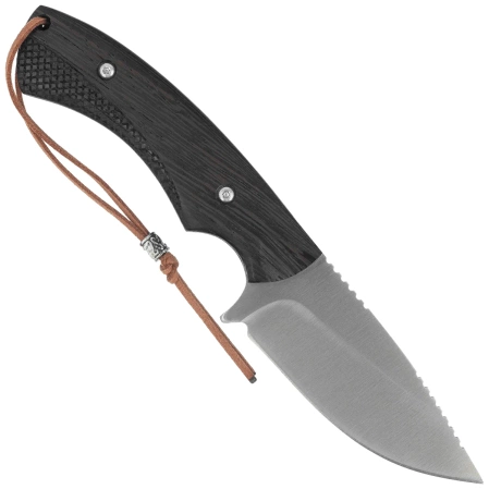 Martinez Albainox Spanish Hound Hunting Knife Zebra Wood, Satin 3Cr13Mov (32801)