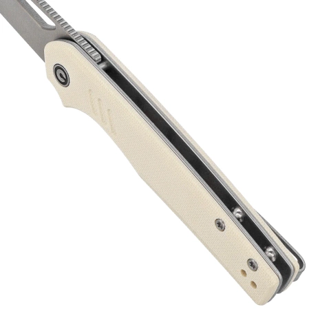 Civivi Guile Knife Ivory G10, Satin 14C28N by Shawn Ashmore (C24062B-3)