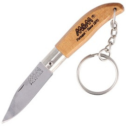 Nóż składany MAM Iberica Mini, Light Beech Wood, Inox HW, Satin 420 (2000-LW)