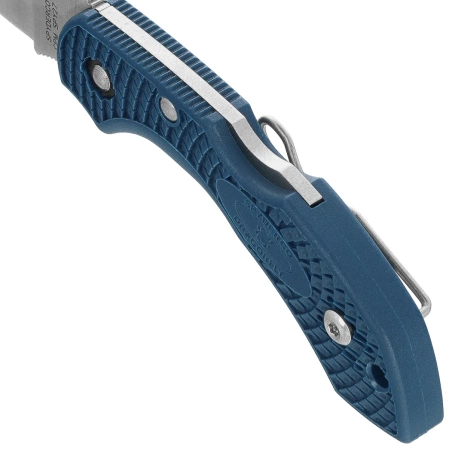 Nóż składany Spyderco Dragonfly 2 Cobalt Blue FRN, Satin CPM SPY27 by Sal Glesser (C28PCBL2)