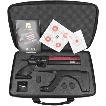 Reximex RP Red 4.5mm PCP Air Pistol with Regulator