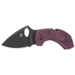 Spyderco DragonFly 2 Sprint Run Burgundy FRN, TiCN Micro-Melt PD#1 by Sal Glesser Knife (C28BGBK2)