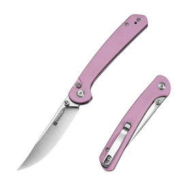Sencut Skelfin Knife Powder Pink G10, Satin 9Cr18MoV (S25007-3)