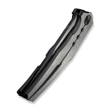 Nóż składany WeKnife Kyklos Black / Gray Titanium, Black Stonewashed / Satin M390 (WE23086-3)