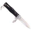 Mikov Predator Buffalo Horn, Mirror switchblade (241-NR-3/KP)