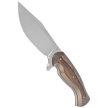 Nóż Fox Eastwood Tiger Bronze Titanium/Ziricote Wood, Satin Elmax by Gudy Van Poppel (FX-106 TIZW)