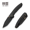 WeKnife Micro Trogon Black Titanium, Black Stonewashed M390 by Brian Brown (WE24043-1)