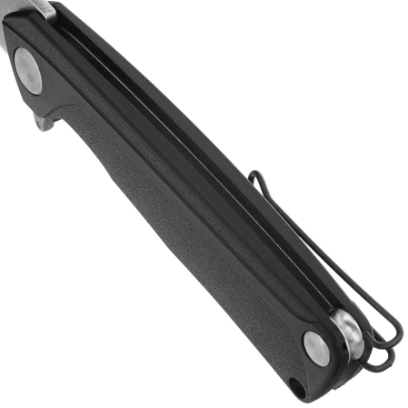 Nóż składany ANV Z100 BB Black GRN, Stonewashed Sleipner (ANVZ100-051)