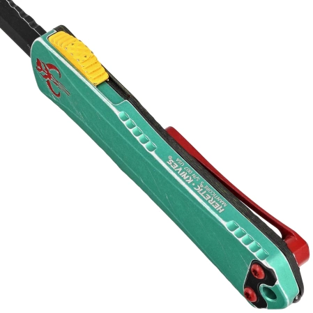 Heretic Knife Manticore S T/E Bounty Hunter/Camo Carbon, Battleworn Black Cerakote MagnaCut by Tony Marfione Jr.