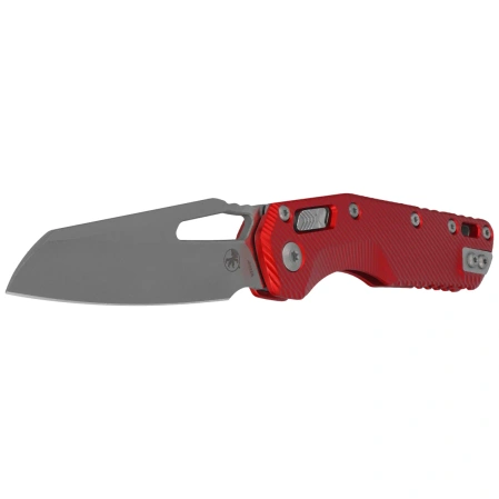 Microtech MSI S/E Knife Fluted Red Aluminium, Apocalyptic M390MK by Tony Marfione (210-10APFLRD)