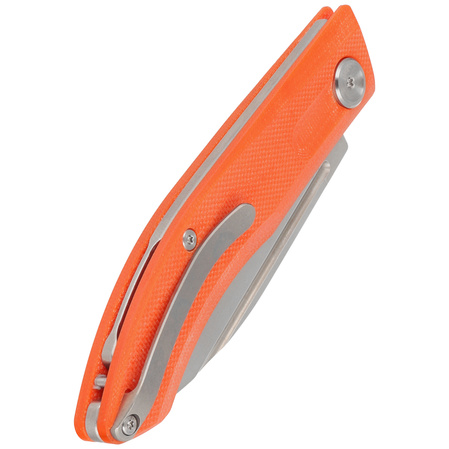 Real Steel Stella Orange G10, Stonewash VG-10 by Poltergeist Works (7052)