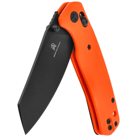 Bestechman Cicada's Wing Exclusive Knife Orange G10, Black PVD 14C28N (BMK06-C-7)