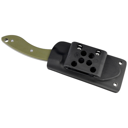 Spyderco STOK Bowie Old Green G10, Satin 8Cr13MoV by Sjoerd Stok knife (FB49GPOD)