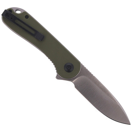 CIVIVI Knife Elementum Flipper OD Green G10, Satin Finish (C907E)