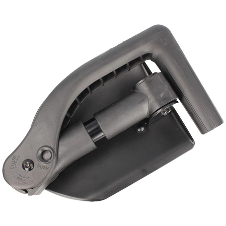 Fox Folding Spade Nylon/Fiberglass, Black Idroglider Coyote Sheath (FX-0171111)