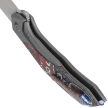 Nóż składany WE Knife Merata LE No 207/310 Titanium / Nebula Fat Carbon Fiber, Hand Rubbed Satin CPM 20CV by Anton Tkachenko (WE22008B-2)