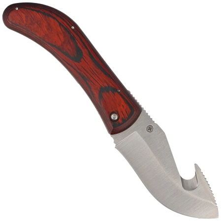 Muela SW-8R Red Pakka Wood, Satin X50CrMoV15 knife