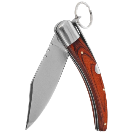 Martinez Albainox Knife Red Micarta, Shiny Stainless (01084)
