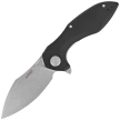 Kubey Nobel Knife Black G10, Beadblasted 14C26N (KU236K)