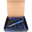 Set 12 pcs Eyeson by Lindbloms Craftman's Knife Dark Blue Stainless 100mm (VT-860x12)