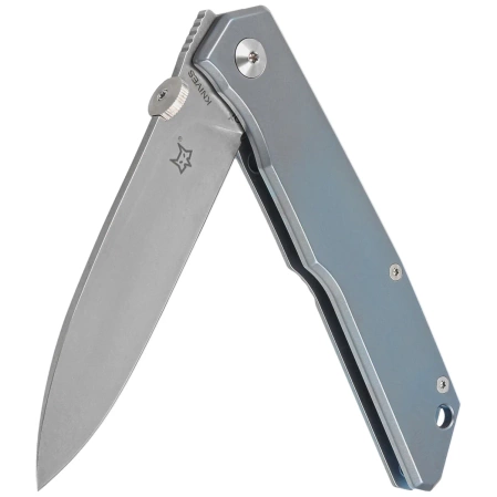 Nóż składany Fox The Sicilian Blue Titanium, Stonewashed N690 by Bob Terzuola (FX-525 TI BL)