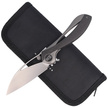 Nóż składany WE Knife Pleroma Gray Titanium / Carbon Fiber, Satin M390 by Elijah Isham (821A)
