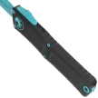 Nóż automatyczny OTF Microtech Combat Troodon D/E Gen III Black Aluminium, Turquoise M390MK by Tony Marfione (1142-1TQSK)