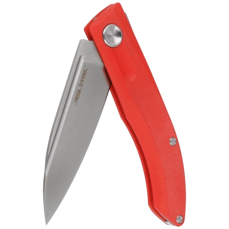 Real Steel Stella Red G10, Satin VG-10 by Poltergeist Works (7058)