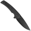 Sencut Serene Black Aluminium, Black Stonewashed D2 knife (S21022B-1)