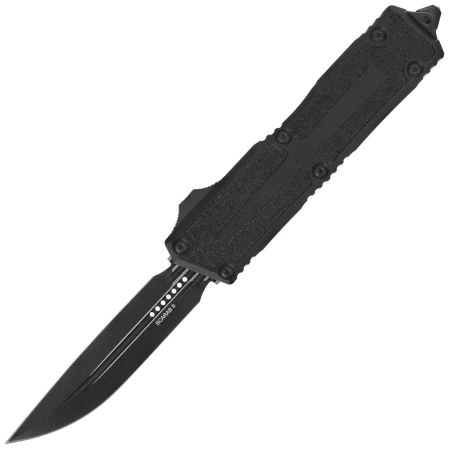Nóż automatyczny OTF Microtech Scarab II Gen III D/E-S Black Aluminium, Tactical M390MK by Tony Marfione (1180-1T)