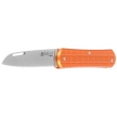Scyzoryk Fox Vulpis Grenade Pattern Orange Aluminium, Polished N690Co (FX-VPGP130 OR)
