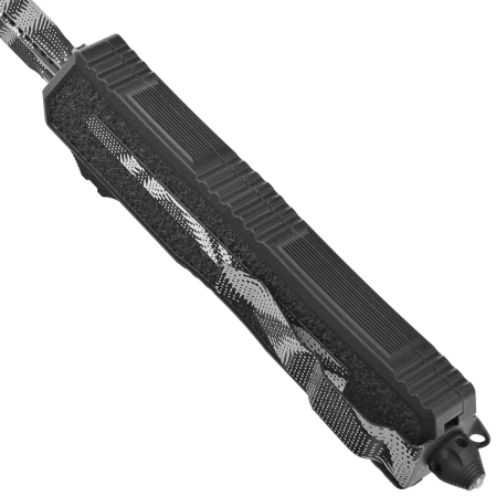 Microtech Scarab II Gen III D/E OTF Knife Geo Trace Camo Aluminum, Geo Trace Camo M390MK by Tony Marfione (1280-1GOC)