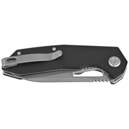 Nóż składany Kubey Vagrant Black G10, Sand Blasted 14C28N by Maksim Tkachuk (KU291N)